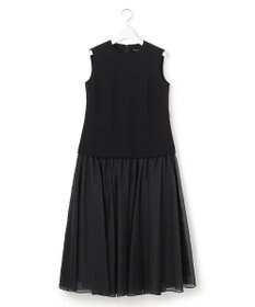 23区 S 【APPLAUDIR】クリアジョーゼットコンビ ドレス