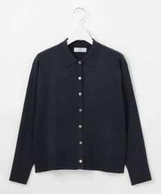 J.PRESS LADIES S 【洗える】ニットポロ カーディガン