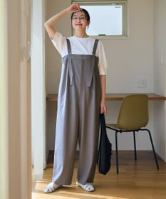 ANY L イージーケアライトストレッチサロペット