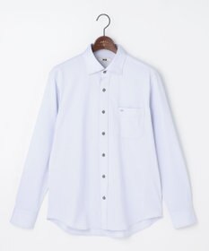 JOSEPH ABBOUD 【イージーケアなジャージー素材・ストレッチ】コンパクトジャージーシャツ ライトグレー系