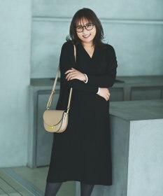 UNFILO 【野呂佳代さん着用】マイビューティニット Ｖネックワンピース