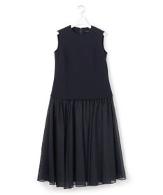 23区 S 【APPLAUDIR】クリアジョーゼットコンビ ドレス