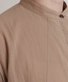 muuc 花刺繍モチーフのコットンローンワンピース