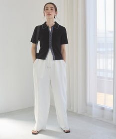 WEGO 【ANGIE VINTAGE/サマーニット】フロントホックポロニット