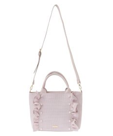 Maison de FLEUR 2WayフリルトートMバッグ