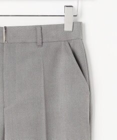 ANY SIS L 褒めらレディストレッチ セミフレア テーパードパンツ