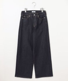 J.PRESS LADIES 【洗える】BASIC STRETCH DENIM ワイド ストレート デニム