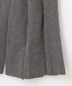 ANY 【手洗い可/ウエストゴム】タックワイドパンツ