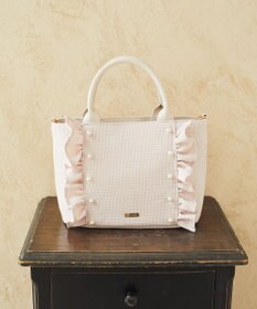 Maison de FLEUR 2WayフリルトートMバッグ