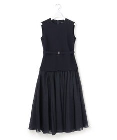 23区 S 【APPLAUDIR】クリアジョーゼットコンビ ドレス