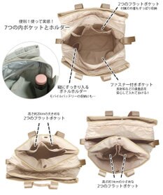 ROOTOTE 1162【大容量:キャリーケース装着可能】SC.グランデボックス.グリスン-A