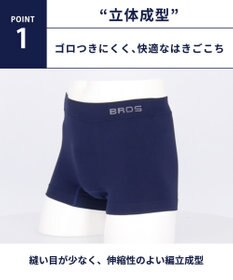 WACOAL MEN ボクサーパンツ 【Everyday Boxer】 綿混(本体) 立体成型 ここちよいフィット感 前閉じ 下着 メンズ GT3590 /ブロス バイ ワコールメン