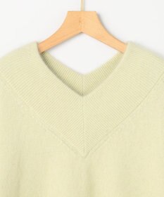 組曲 フラッフィーファーＶネック ニット