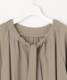 自由区 L 【SHIHOさん着用】TWドレープツイル3WAYボウタイ ワンピース