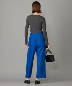 ICB 【洗える】 ウォッシャブルウールジャージー ワイドパンツ