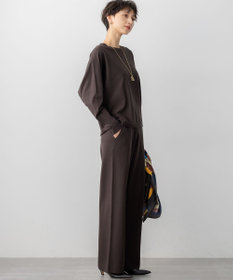 23区 【洗える/吊り干しOK】ヴィスコースストレッチ ドルマンスリーブ ニット