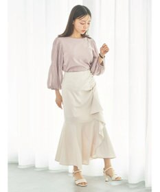 earth music&ecology マジョリカプリーツプルオーバー