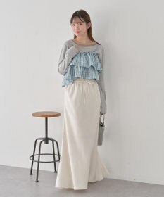 earth music&ecology レイヤード風テレコプルオーバー