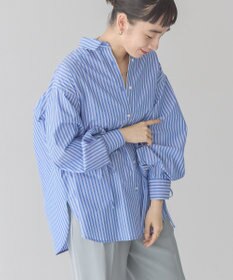 AMERICAN HOLIC イージーケアバックギャザーリボンシャツ