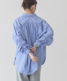 AMERICAN HOLIC イージーケアバックギャザーリボンシャツ