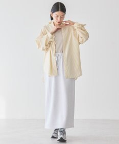 AMERICAN HOLIC イージーケアバックギャザーリボンシャツ