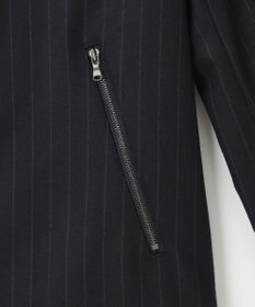 JOSEPH HOMME SAXONY PINSTRIPE ZIP UP JACKET