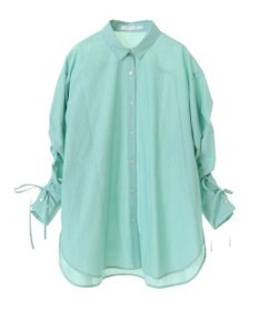 AMERICAN HOLIC イージーケアバックギャザーリボンシャツ