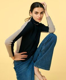 BEIGE， 【洗える】LA MONNAIE / タートルネックニット