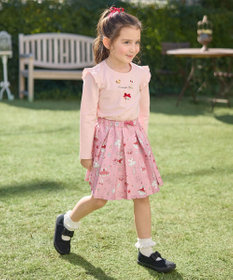 ANY KIDS 【カードキャプターさくら×any FAM】総柄 スカート