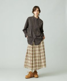 J.PRESS YORK STREET 【WOMEN】コットンバンドカラー ブラウス