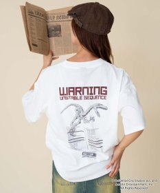 WEGO 【ユニセックス着用ITEM/SMLサイズ展開】JURASSIC　PARKグラフィックT（S）
