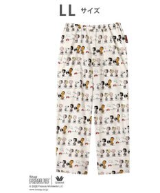 WACOAL PEANUTS ボトムス 8分丈 綿100%(本体) スヌーピー レディース FOT269 /ワコール