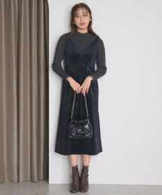 Feroux キルティング＆エコファー チェーンバッグ