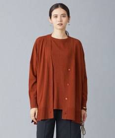 ICB 【洗える・WEB限定カラーあり】 ヴィスコースワイド カーディガン