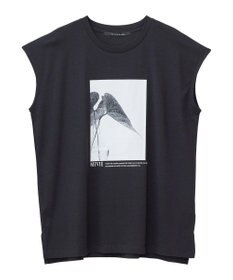 YECCA VECCA フォトプリントノースリーブTee