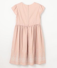 組曲 KIDS 【150-170㎝】ドットシフォン ワンピース