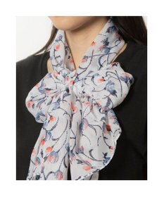 UNBILLION カシュネ cache nez / 花柄シフォンスカーフ