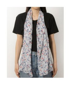 UNBILLION カシュネ cache nez / 花柄シフォンスカーフ