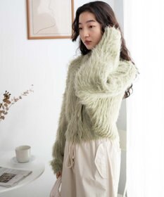 WEGO モンスターニットカーディガン