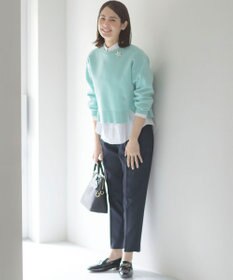 組曲 L スウェットライクニットプルオーバー