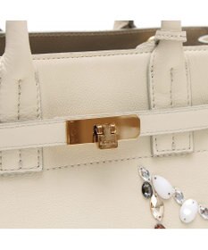 A.D.M.J. 【牛革】スパニッシュレザー / ステラソーイング前金具付トート24cm(Dカン＋)