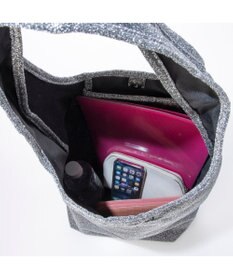 UNBILLION カシュカシュ cachecache / ラメワンポイント刺繍トート