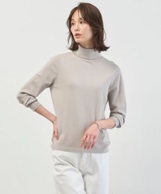 J.PRESS LADIES 【人気のため新色追加】PRINCE タートルネック ニット グレージュ系