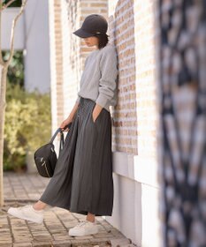 ANY L 【ウエストゴム】リラックススカーチョ