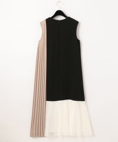 GRACE CONTINENTAL カラーブロックプリーツワンピース