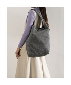 UNBILLION カシュカシュ cachecache / ラメワンポイント刺繍トート
