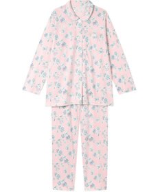 Wing パジャマ 長袖 長ズボン 綿100%(本体) 天竺素材 レディース EP8072 ウイング／ワコール