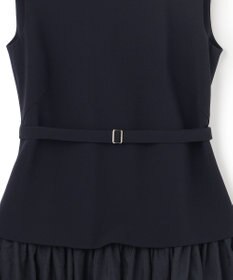 23区 S 【APPLAUDIR】クリアジョーゼットコンビ ドレス