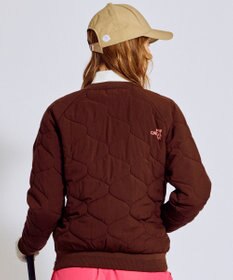 PW CIRCULUS 【3層レイヤー構造ボンディング×中綿キルティング】【WOMEN】中綿プルオーバー  ゴルフウェア レディース