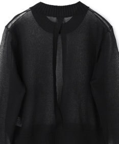 BEIGE， PYRRHOT / シアーコンビ バックスリットプルオーバー